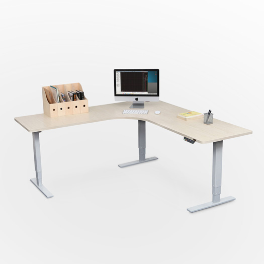 Three-legged Lift table
  Table leg column upside down